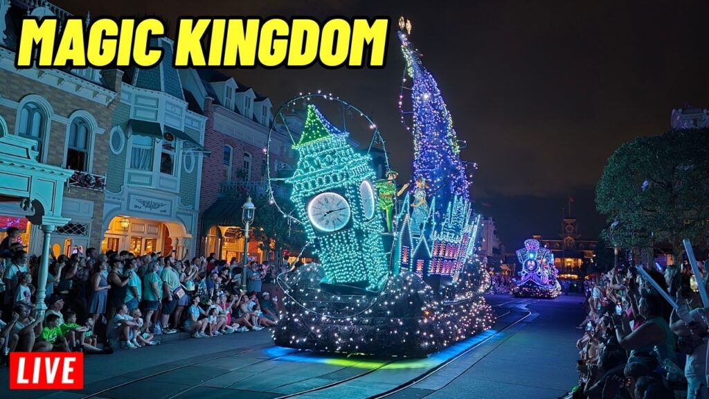 Live Magic Kingdom Monday with Rides, Parades, Fireworks at Walt Disney World 8/10/2026