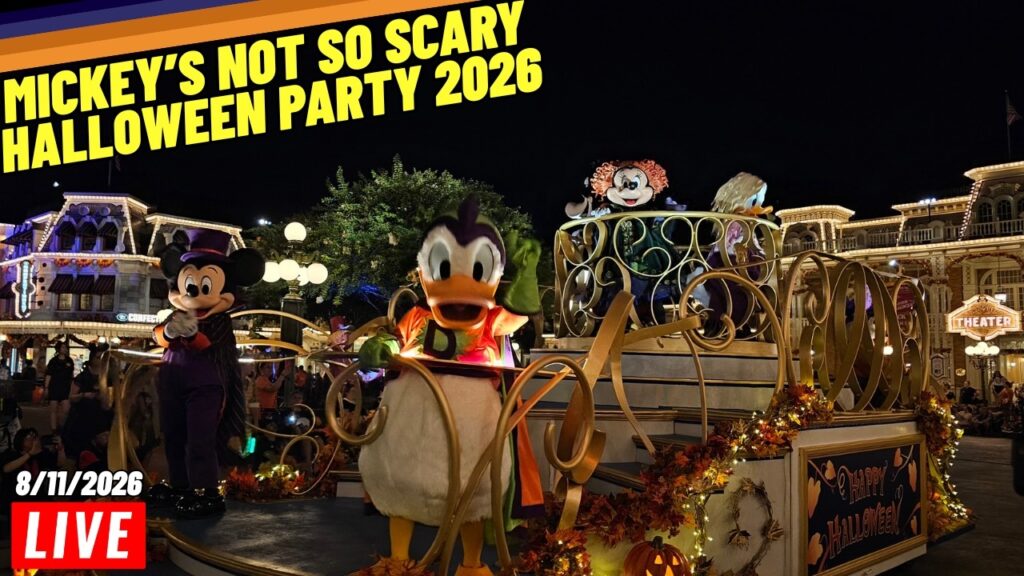Live 2026 Mickey’s Not-So-Scary Halloween Party at the Magic Kingdom (Walt Disney World)
