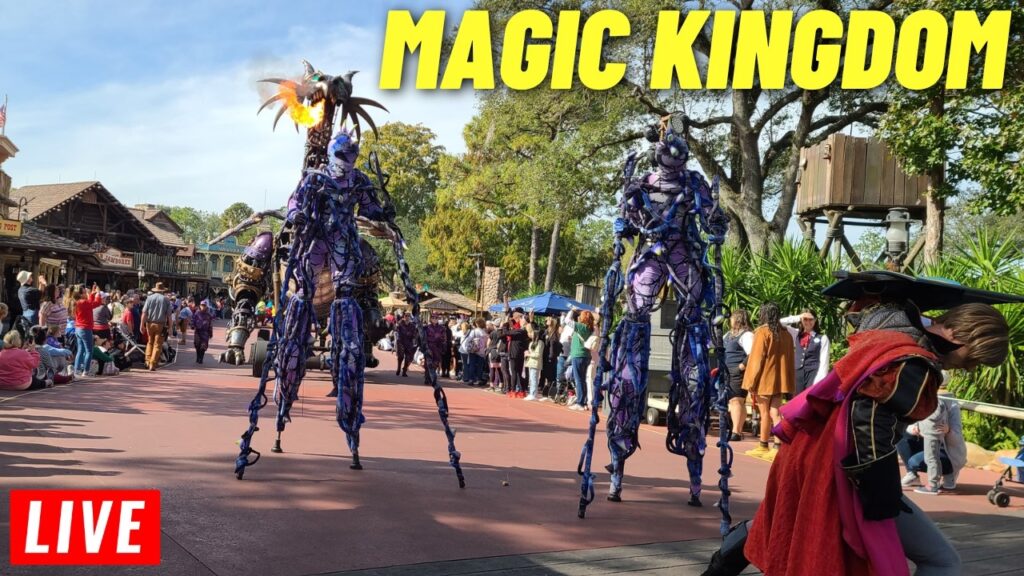 Live Magic Kingdom with Rides, Shows, Parades, Fireworks at Walt Disney World