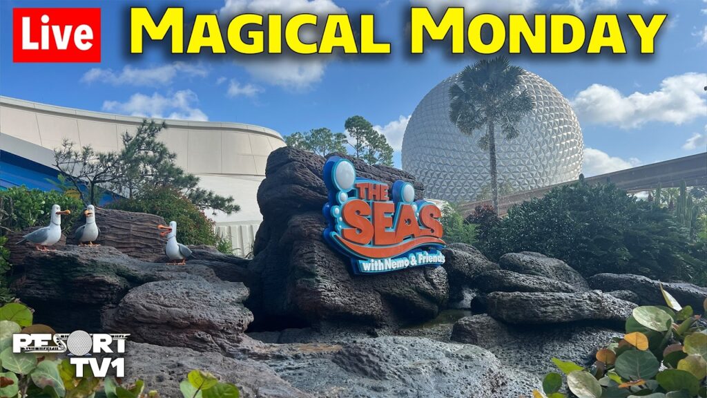 Live: Magical Monday at Epcot – 8-10-26 – Walt Disney World Live Stream