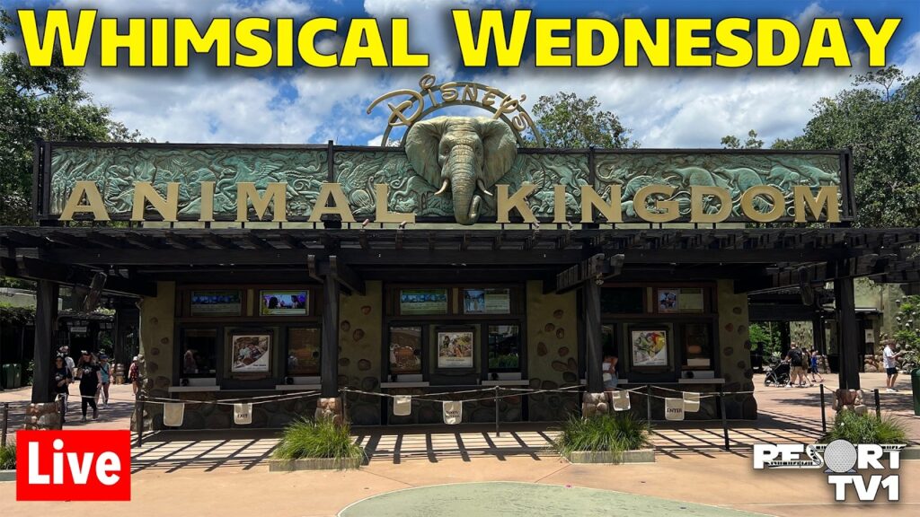 Live: Whimsical Wednesday at Disney’s Animal Kingdom – 8-19-26 – Walt Disney World Live Stream