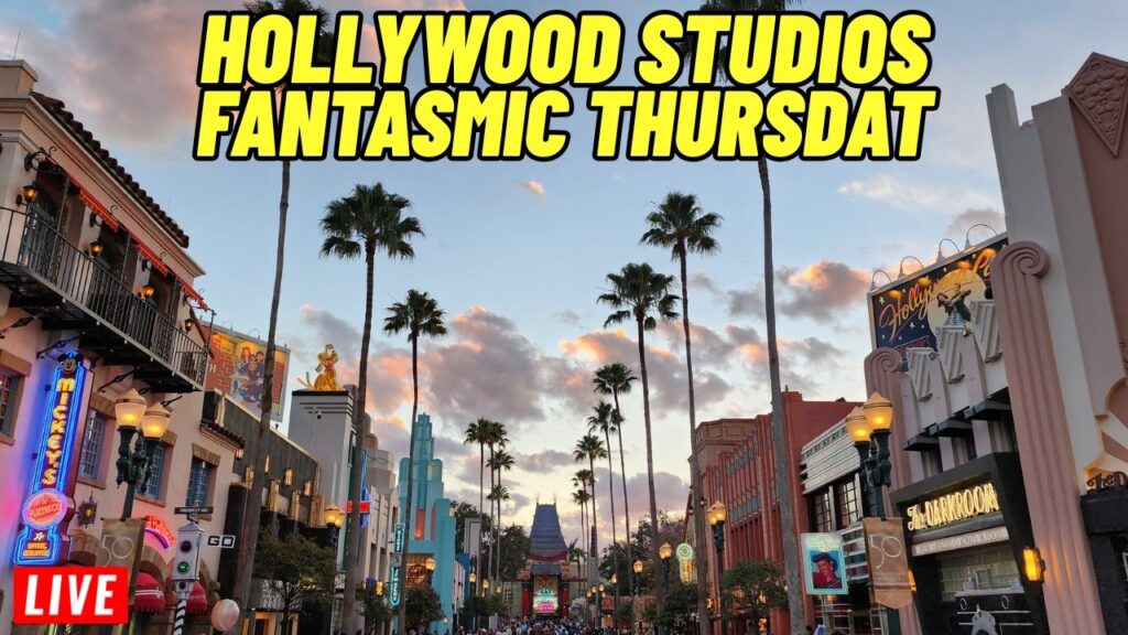 Live Disney’s Hollywood Studios Fantasmic at 9:00 PM and 10:30 PM on Thursday at Walt Disney World (8/20/2026)