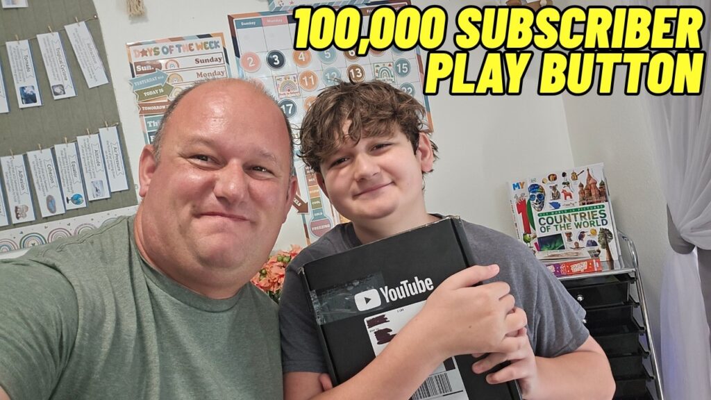 Live Unboxing Our 100,000 Subscriber Silver Play Button