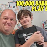 Live Unboxing Our 100,000 Subscriber Silver Play Button
