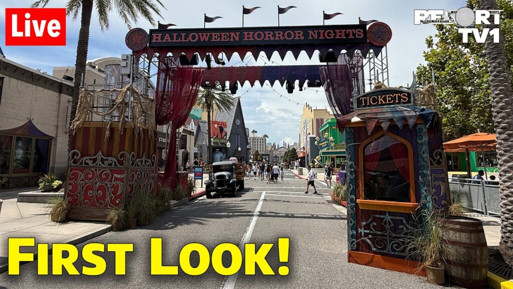 Live: First Look – Halloween Horror Nights 35 Premium Scream | Universal Studios Florida