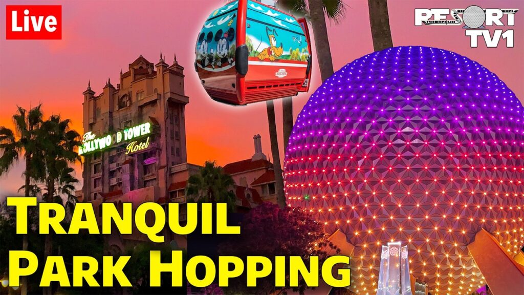 Live: Tranquil Tuesday – Skyliner Park Hopping – 9-1-26 – Walt Disney World