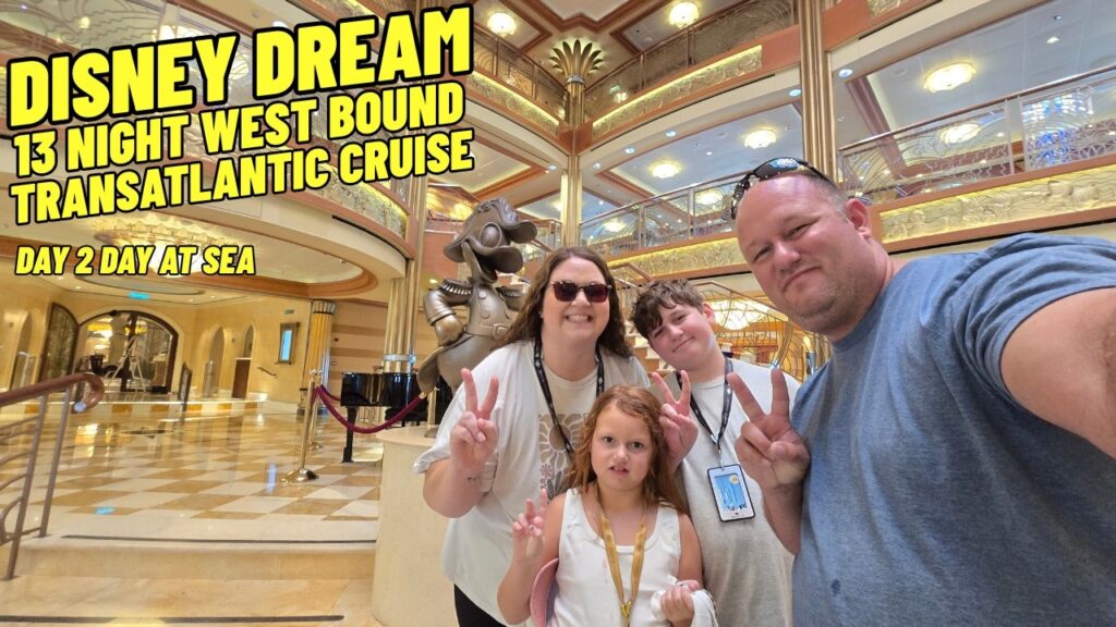 Disney Dream 13-Night Westbound Transatlantic Cruise: Day 2 at Sea (9/15/2026)