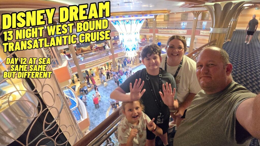 Disney Dream 13-night Westbound Transatlantic Cruise: Day 12 at Sea (Baby Racing)