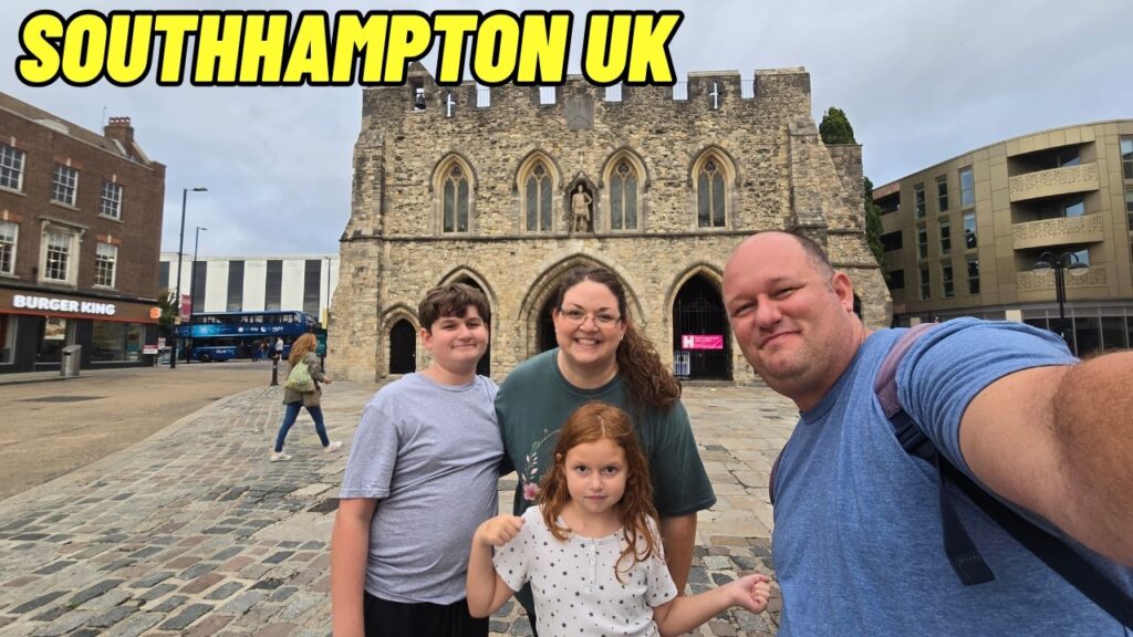 Southampton UK Relaxing Day Before Disney Cruise Boarding