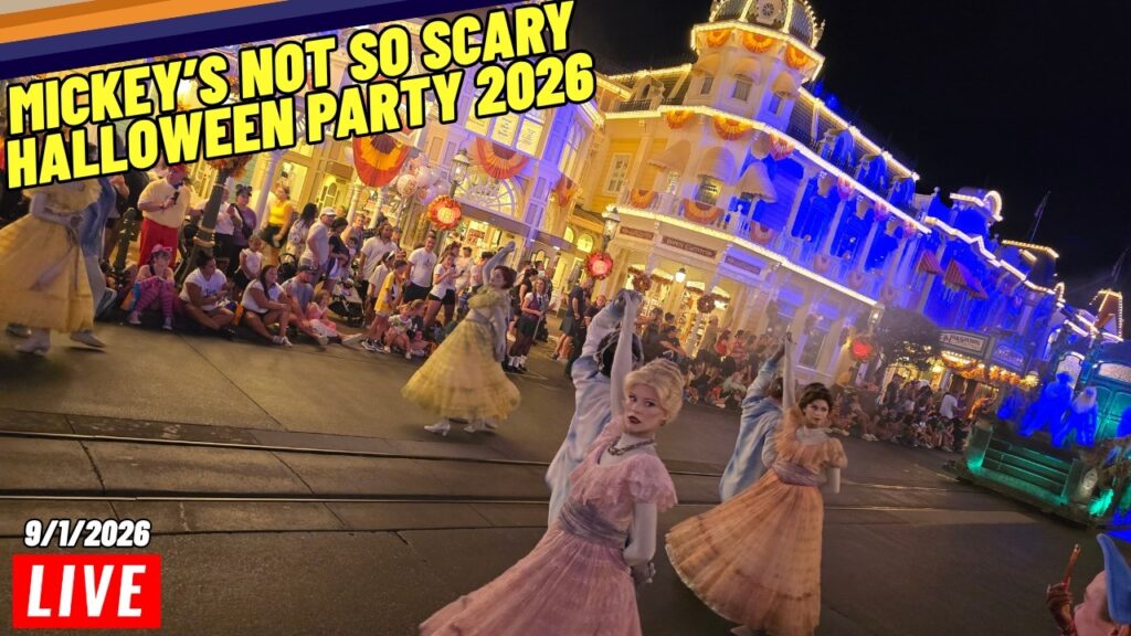 Live 2026 Mickey’s Not-So-Scary Halloween Party at the Magic Kingdom (Walt Disney World)