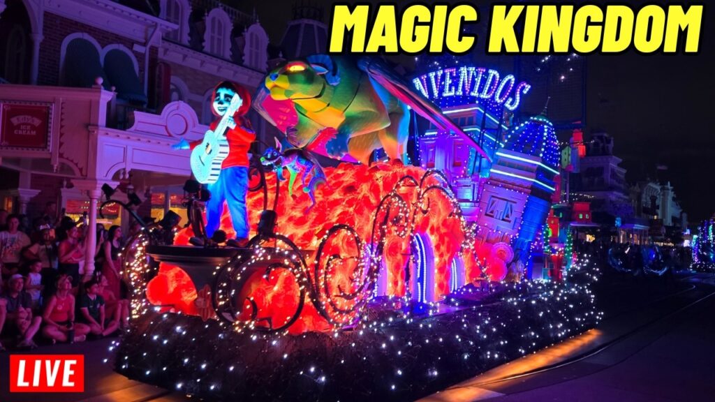 Live Magic Kingdom Monday with Rides, Parades, Fireworks at Walt Disney World 9/7/2026