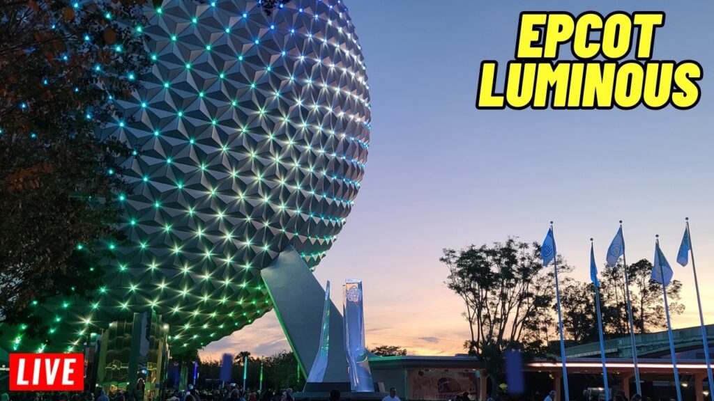 Live Epcot Wednesday for rides and Luminous at 9pm | Story time at Walt Disney World 9/9/2026