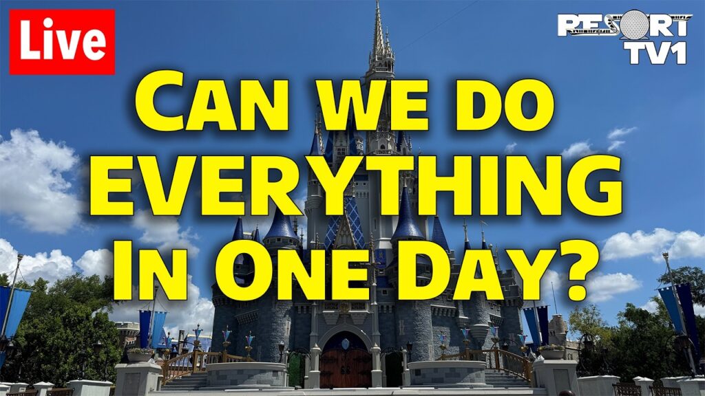 Live: Can We Do EVERYTHING in ONE DAY at Magic Kingdom? – Part 1 – 9-5-26
