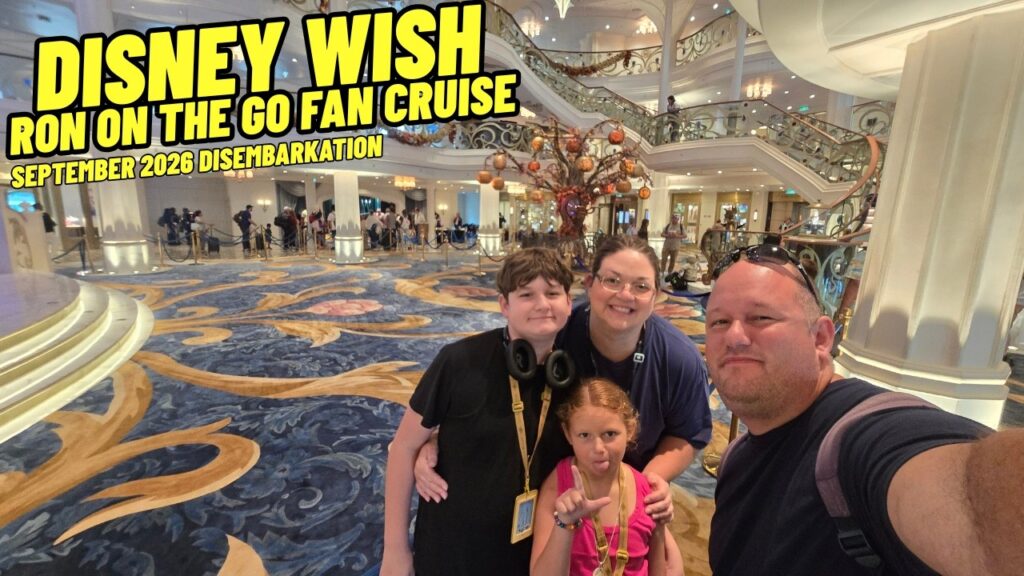 Disney Wish Ron on the GO Fan Cruise: Disembarkation Day (September 2026)
