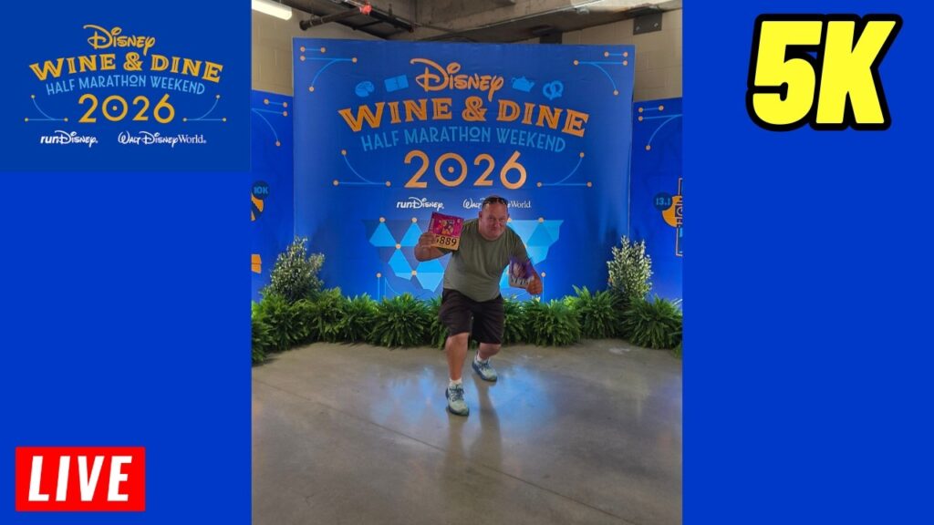 Live Run Disney 5K Wine and Dine 10/23/2026