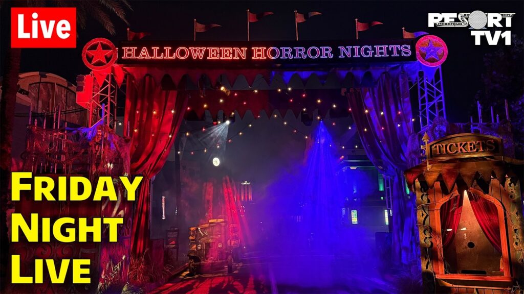 Live: Friday Night Live at Halloween Horror Nights 35 – 10-23-26 – Universal Studios Florida