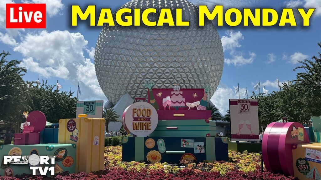 🔴Live: Magical Monday at Epcot Food & Wine Festival – 10-12-26 – Walt Disney World Live Stream