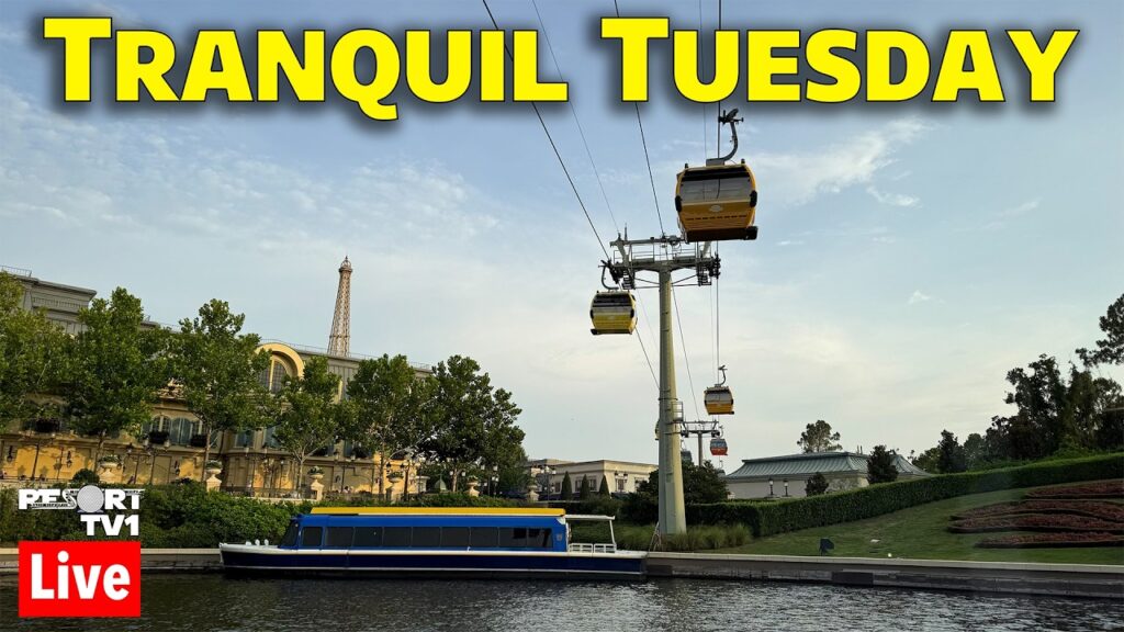 Live: Tranquil Tuesday on the Disney Skyliner – 10-6-26 – Walt Disney World Live Stream